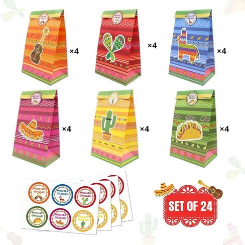Kitticcino 24 Packs Building Blocks Goodie Candy Treat Bags, Color Bricks Theme Building Block Party Supplies, Kids Birthday Party Favor Bags, Including Thank You Stickers for Spring and for Summer Gift in Kuwait