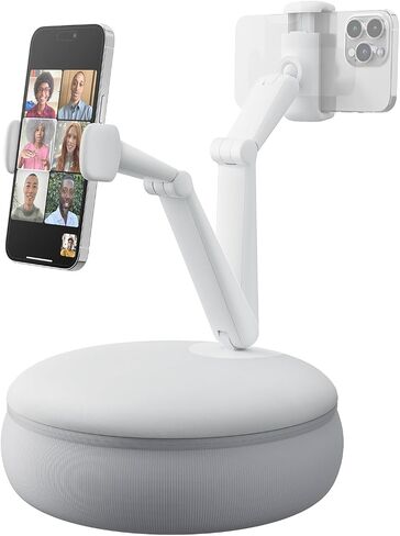 SAIJI Cell Phone Pillow Holder mini iPhone Stand for Bed, Upgraded mini Angle & Height Adjustable Phone Pillow Stand for Watching Video On Bed/Sofa/Lap, Fit for 4.7"-7.0" Device (Gray) in Saudi Arabia