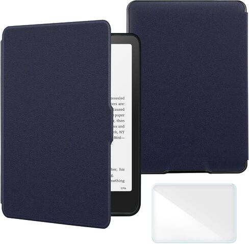 Smart Case Compatible with Kindle Paperwhite 5th/6th/7th Generation e-Reader (2012-2018 Released - Model No:EY21 & DP75SDI), Includes a Screen Protector - Premium PU Leather Cover with Auto Sleep/Wake in Saudi Arabia