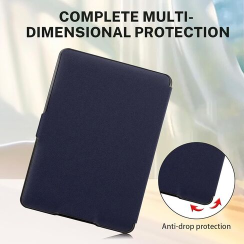 Smart Case Compatible with Kindle Paperwhite 5th/6th/7th Generation e-Reader (2012-2018 Released - Model No:EY21 & DP75SDI), Includes a Screen Protector - Premium PU Leather Cover with Auto Sleep/Wake in Saudi Arabia