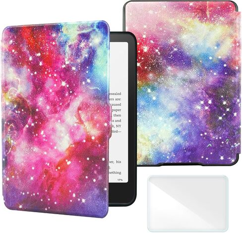 Smart Case Compatible with Kindle Paperwhite 5th/6th/7th Generation e-Reader (2012-2018 Released - Model No:EY21 & DP75SDI), Includes a Screen Protector - Premium PU Leather Cover with Auto Sleep/Wake in Saudi Arabia