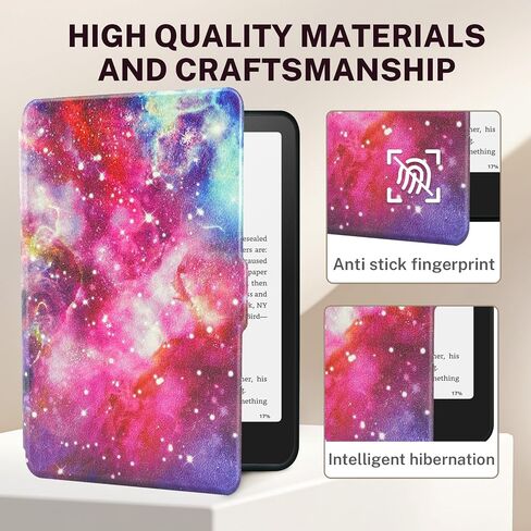 Smart Case for 6" Kindle Paperwhite 7th /6th/5th Gen and a Screen Protector | Dark Green, Auto Sleep/Wake, Ultra Lightweight, Protective PU Leather Cover, for Kindle Paperwhite Model EY21 & DP75SDI in Saudi Arabia