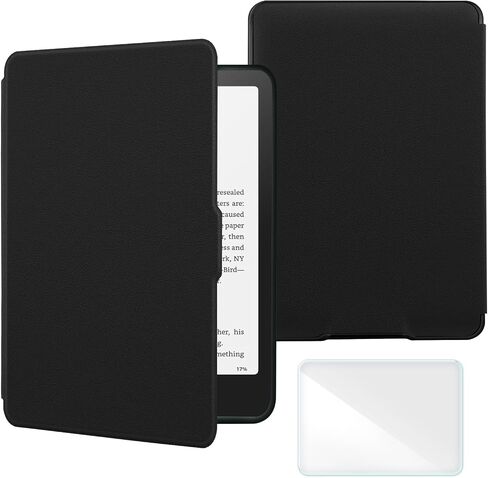 حالة ذكية متوافقة مع Kindle Paperwhite 5th/6th Generation E -Reader (2012-2018 تم إصدارها - النموذج رقم: EY21 و DP75SDI) ، ويشمل حامي الشاشة - غطاء جلدي متميز مع النوم التلقائي/الاستيقاظ in Saudi Arabia