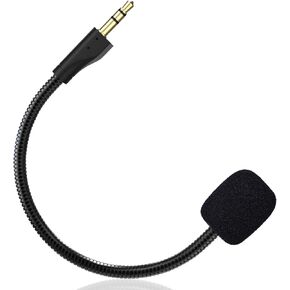 Toxaoii Mic Replacement Compatible with Logitech G PRO X2, G PRO X Wireless, and G Pro Wired Gaming Headsets, 3.5mm Detachable G Pro X Noise Cancelling Microphone Boom for Xbox One, PS4, PS5