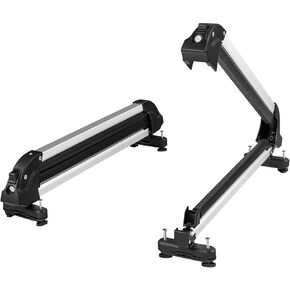Ski and Snowboard Roof Rack 31.7-Inch Universal Ski Rack for Car Roof Fit Most Crossbars Carry up to 6 Pairs of Snowboards