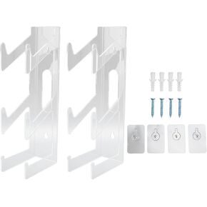 2pcs Controller Holder, Gaming Accessories Suitable for Almost All Controllers, Headphone Hanger Controller Wall Mounted Acrylic Controller Stand for PS5