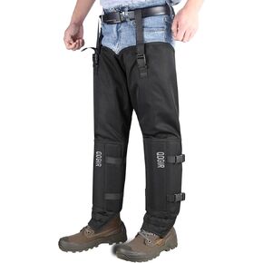 UIIHUNT Snake Chaps Snake Guards: Durable Snake Gaiters Protection Chap, Hunting Gear with Full Protection for Legs from Snake Bites & Briar Thorns & Brush, Snake Proof Gaiters