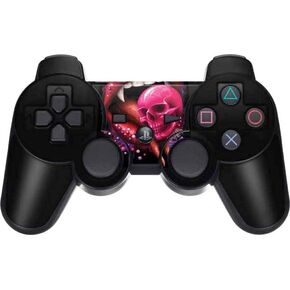 Skinit Decal Gaming Skin Compatible with PS3 Dual Shock Wireless Controller - Officially Licensed Sarah Richter Vampire Skull Lollypop by Sarah Richter Design