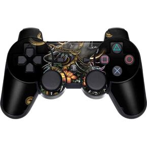 Skinit Decal Gaming Skin Compatible with PS3 Dual Shock Wireless Controller - Officially Licensed Sarah Richter Wolf Howling by Sarah Richter Design