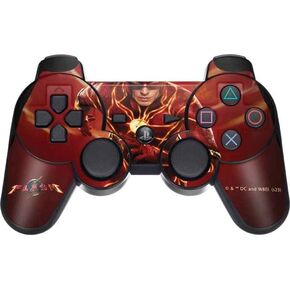 Skinit Decal Gaming Skin Compatible with PS3 Dual Shock Wireless Controller - Officially Licensed Warner Bros The Flash Movie: The Fastest Man Alive Design
