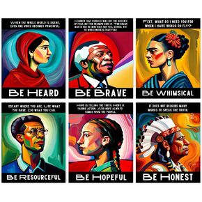 GMLXCX Science Classroom Posters,Positive chemical art printmaking,School Laboratory Decor, Kids Laboratory Decorations Bulletin Board Wall Decor,(8"x10" Unframed)