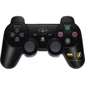 Skinit Decal Gaming Skin Compatible with PS3 Dual Shock Wireless Controller - Officially Licensed Warner Bros The Flash Movie: Batman Multiverse Logos Design