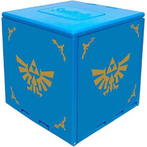 AGUIFLGS Foldable Game Card Case for Nintendo Switch Game Card, with 16 Card Slots (Zelda Blue B)