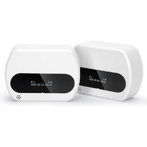 Haliy Retail People Counter, Wireless Type-C Charging Door Counter, Infrared Customer Counter Capable of Exporting Data, Suitable for Flow Statistics in Shopping Malls, Retail Stores, Libraries, etc.