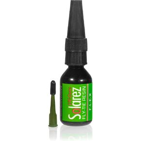 SOLAREZ Fly Tie UV Cure Resin - Flex Formula (0.5 oz Bottle) Fly Tying, Fly Fishing, Bass, Trout, Lures, Professionally Build Strong Flexible Heads and Bodies