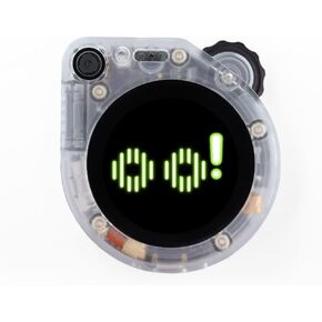 SenseCAP Watcher W1-A AI Agent with Clear Enclosure, ESP32S3 Processor, Microphone, Camera, Speaker, Voice Control