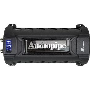 Audiopipe Car Audio Power Capacitor with Digital Display and Electronic Protection (ACAP-D6000)
