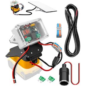 Starlink Mini Battery Adapter Fit for DeWalt 18V/20V Battery, Low Voltage Cutoff Disconnect Switch Module for DIY Projects Outdoor Portable Tool Power Supply Home Emergency, Battery Not Include