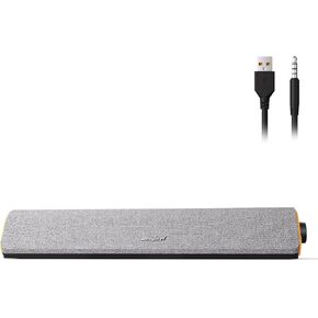 SOULION Bluetooth Computer Speakers, 3.5mm PC Sound Bar for Desktop Monitor