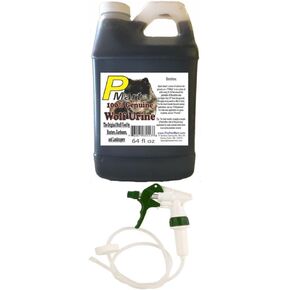 100% Real Wolf Urine 64 oz Bulk Filler Sprayer Combo. Full Strength!