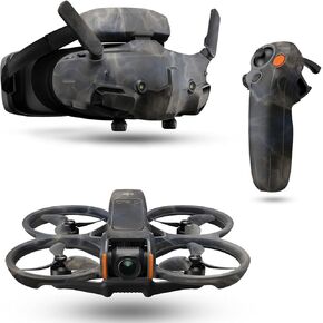 Drone Skin Compatible with DJI Avata 2 Bundle (2024) - Stormy Marble - Premium 3M Vinyl Protective Wrap Decal Cover - Easy to Apply | Crafted in The USA by MightySkins