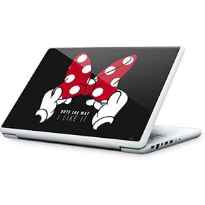 Skinit Skinit Lastop Skin Accompated مع MacBook 13 بوصة - نقاط Disney Minnie Mouse مرخصة رسميًا بالطريقة التي تصميمها بالطريقة التي تصميمها
