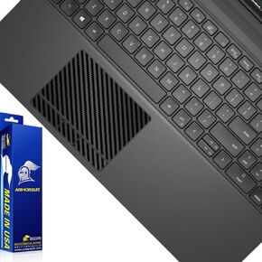 ArmorSuit MilitaryShield Black Carbon Fiber Skin Vinyl Wrap for Dell Precision 7550/7560 [2020-2021] (15 Inch) - TouchPad