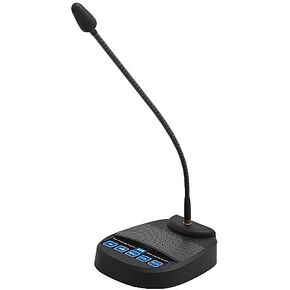 TBK6-B USB 6-in-1 Gooseneck TableMike with Exclusive Variable Long-Range Self Adjusting Input