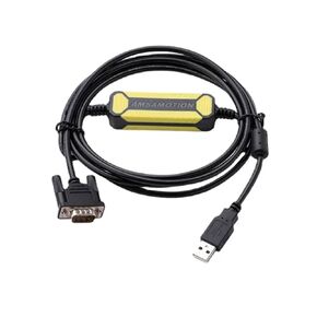 USB-TK503 for ABB Debugging Cable AC500-ECO Series PLC Programming Cable Download Line 43/5000(Black Yellow)