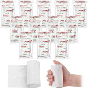 12 Pack Travel Toilet Paper to Go Packs Convenient Plastic Dispenser Soft Tissue Rolls Portable Packable Camp Tissue Soft Coreless Travel Size Toilet Paper for Camping Hiking Outdoor