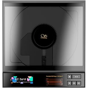 Shanling EC ZeroT Portable HiFi CD Player,Magnetic Tube CD Player with 1.67inch Screen,Visual sunroof,Supports CD Ripping,5500mAh Built-in Battery,Bluetooth Supports APTX,for Audiophiles Music Studio