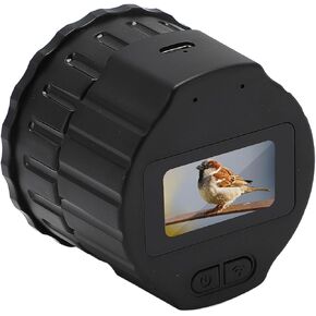 Telescope Eyepiece Camera, 16MP 1.5in Display Electronic Eyepiece, 28mm to 50mm Portable Planetary Camera for Telescope, for Astrophotography Planetary and Bird Watching