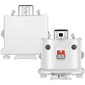 Ubersweet® Motion Plus for Wii Motion Plus Adapter-Sonsor Remote Controller | اللون الأبيض