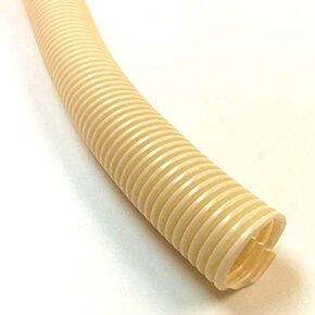 Electriduct 2.5" Split Wire Loom Tubing Polyethylene Corrugated Flexible Conduit (2.5 Inch ID) - Black - 5 Feet