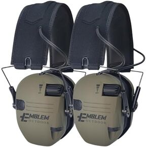 شعار OD Shield Pro | NRR 23db | حماية الأذن الإلكترونية النحيفة لإطلاق النار والسلامة مع تضخيم الصوت 4x