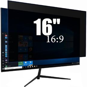 24 Inch Privacy Screen for Monitor with 16:9 Widescreen Monitor Blue Light Screen Protector - Anti-Glare - Anti-Scratch Protector Film for Data Confidentiality Privacy Shield [2 Pack]
