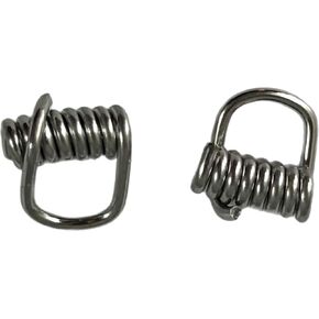 Premium Heavy Duty Stainless Steel Clip N Spin Clevis for Fishing Lures Spinner Bucktail Blade Clevis Made in USA 50 Pack Size #2