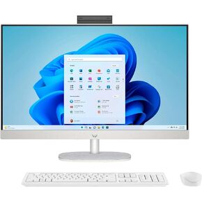 HP 27-cr000 27" FHD (1920x1080) IPS All-in-One Desktop 2024 New | Intel i7-1355U 10-Core | Intel Iris Xe Graphics | Wi-Fi | 32GB DDR4 1TB M.2 SSD | Win11 Pro