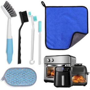 XANGNIER Air Fryer Cleaner Brush Kits,6 Pcs Air Fryer Cleaning brush Tools Accessories