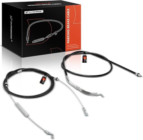 A-Premium Rear Passenger Side Parking Brake Cable Assembly Compatible with Dodge Models: Ram 1500 2002-2008, Ram 2500 2008, Ram 3500 2008 - Replace# 52010068AA in Saudi Arabia