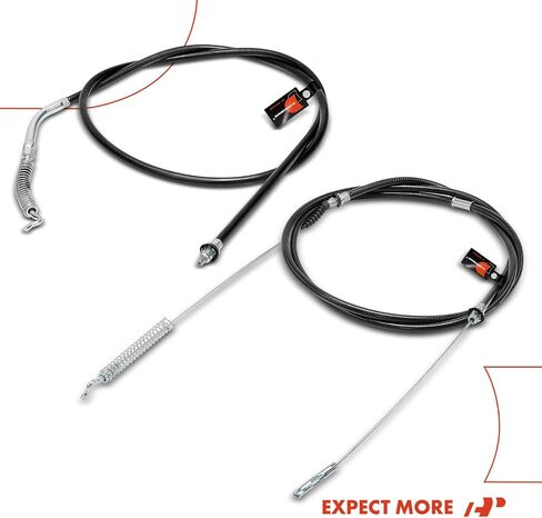 A-Premium Rear Passenger Side Parking Brake Cable Assembly Compatible with Dodge Models: Ram 1500 2002-2008, Ram 2500 2008, Ram 3500 2008 - Replace# 52010068AA in Saudi Arabia