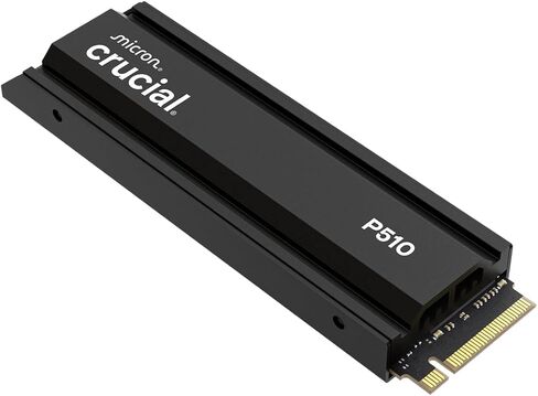 P510 1TB Gen5 NVME SSD ، تصل إلى 11000 ميجابايت/ثانية ، PCIE 5.0 M.2 2280 SSD ، محرك الحالة الصلبة الداخلية ، متوافق مع الكمبيوتر المحمول ، سطح المكتب ، +Acronis - CT1000P510SSD8-01 in Kuwait