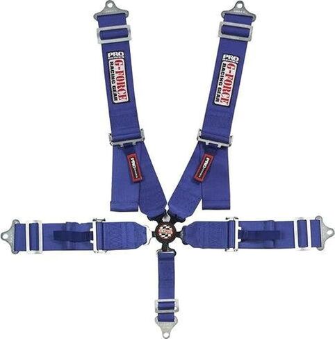 G-Force Racing Gear 7000BK Black SFI 16.1 Rated 5-Point Pull-Down Camlock Individual Shoulder Harness Set in Saudi Arabia