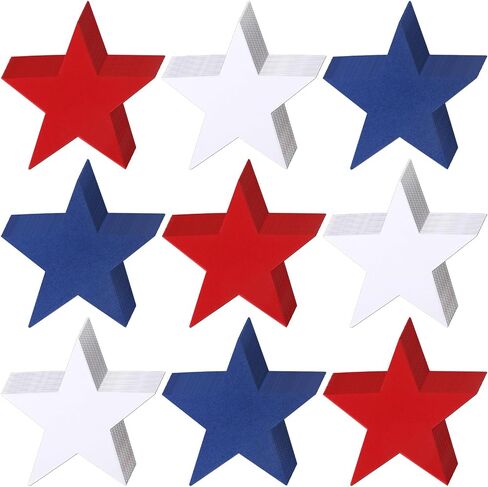 Ferraycle 108 Pcs Paper Stars Cut Outs Large Cutouts Star Shaped Paper Cutouts Double Sided Cardstock Stars Decor for Kids Craft Bulletin Board Wall Classroom Decoration (Heart Style) in Saudi Arabia
