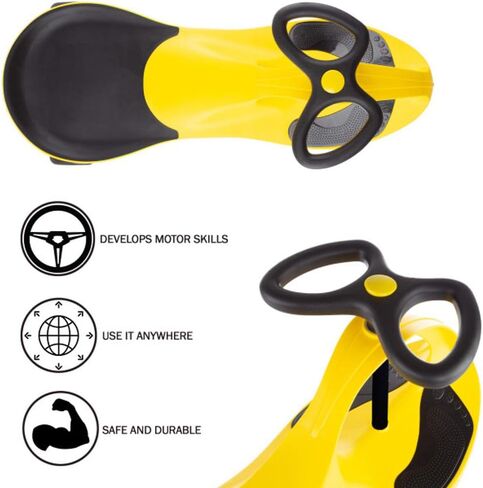 سيارة ركوب على لعبة ويجل من ليل رايدر - ألعاب للبنين والبنات، العمر عامين فما فوق، (أصفر) in Kuwait