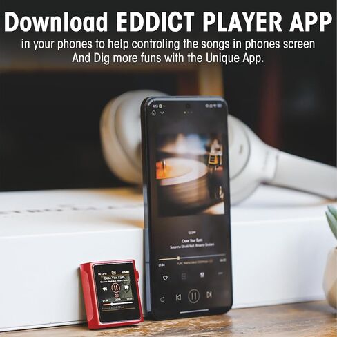 Shanling M0 Pro 1.7 * 1.7inch 2in1 MINI MP3 Player/Headphone DAC/AMP/Bluetooth/APP Control ، شاشة لمشغل الصوت الرقمي HD ، الدعم إلى 2 تيرابايت ، جابس USB Type-C 3.5mm ، Konb in Saudi Arabia