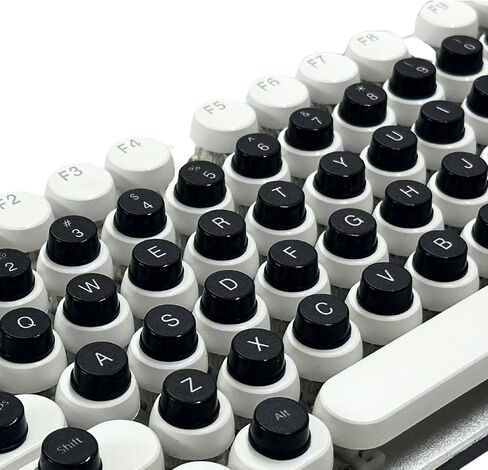 Keyboard Stickers for Long Nails, Adhesive Reusable Protective Raised Silicone Caps Covers for Typing Gaming on Desktop 72 PCS (White) in Saudi Arabia