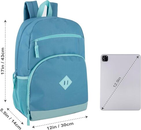 Trail maker 24 pack Classic Backpacks in Bulk Wholesale Backpacks with Side Pocket, Mesh Pocket for Homeless Adults, Donation (Male Colors Pack) in Saudi Arabia
