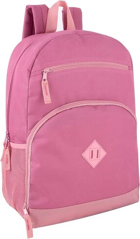 Trail maker 24 pack Classic Backpacks in Bulk Wholesale Backpacks with Side Pocket, Mesh Pocket for Homeless Adults, Donation (Male Colors Pack) in Saudi Arabia