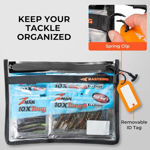 Kastking Baitshield حقيبة تخزين معالجة ، حقيبة معالجة الصيد ، الحواف المختومة ، حماية مقاومة للماء ، بنية متينة وصعبة ، سعة كبيرة in Saudi Arabia